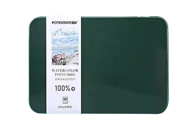 Cotton Watercolor Paper Postcard Set - 300g Travel Sketchbook