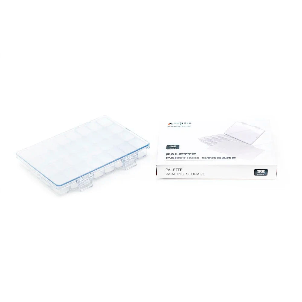 ArtSecret 32-Well Airtight Paint Storage Palette - Stay Wet System