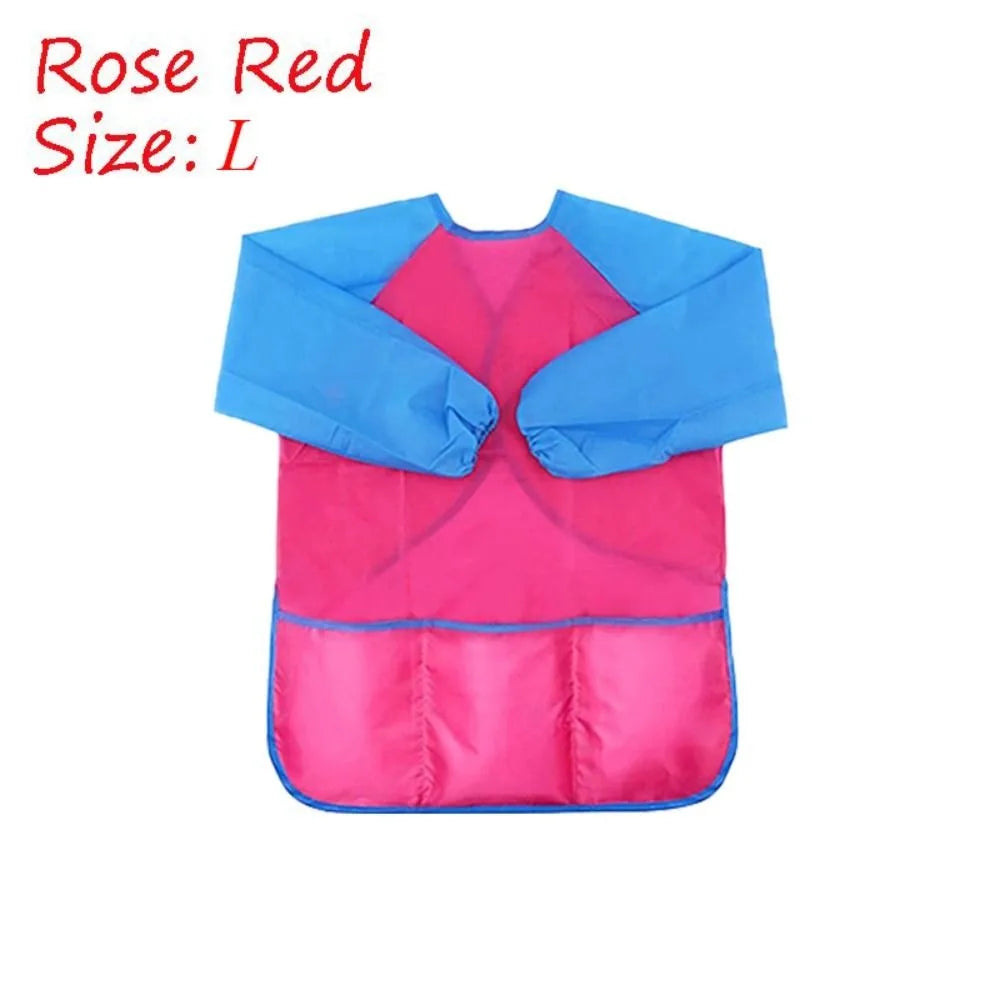 Kids Waterproof Long Sleeve Art Apron - Ages 3-8