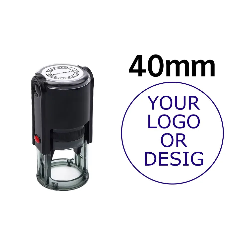 Custom Personalized Self-Inking Stamp - Name, Logo & Signature