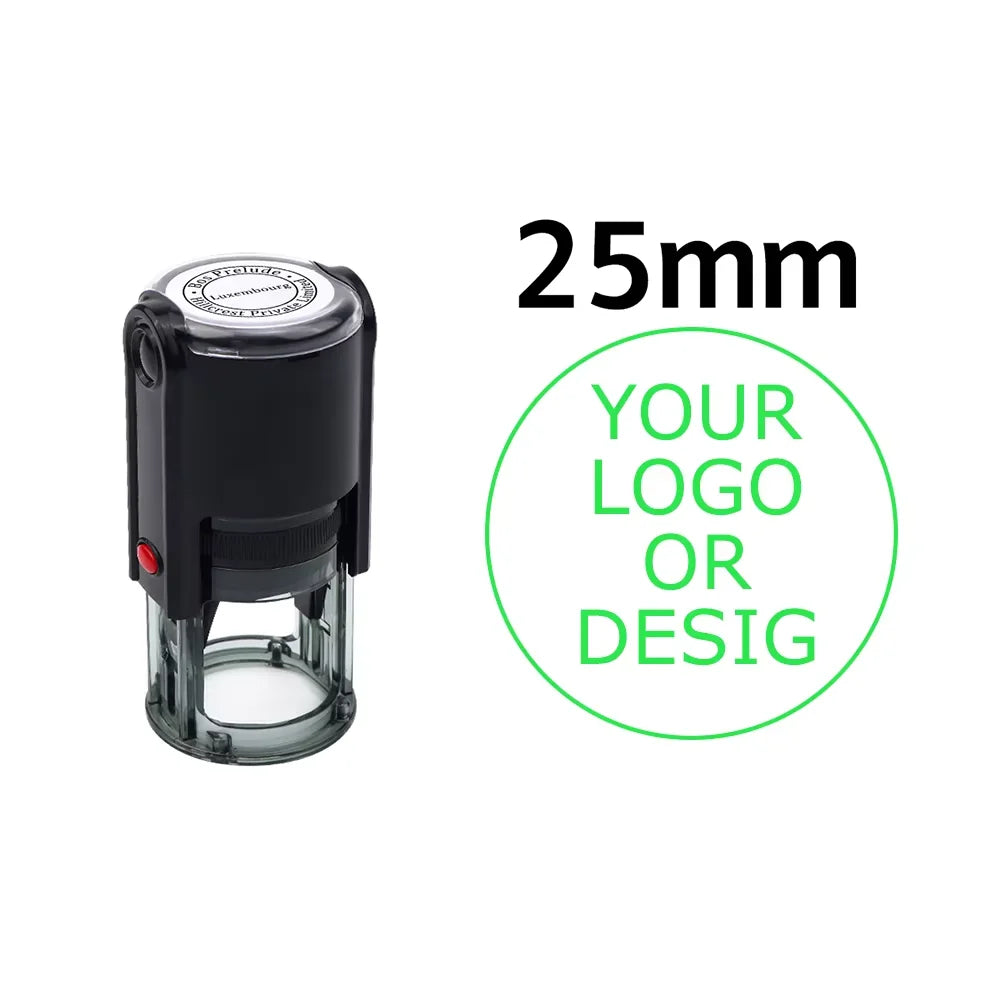 Custom Personalized Self-Inking Stamp - Name, Logo & Signature
