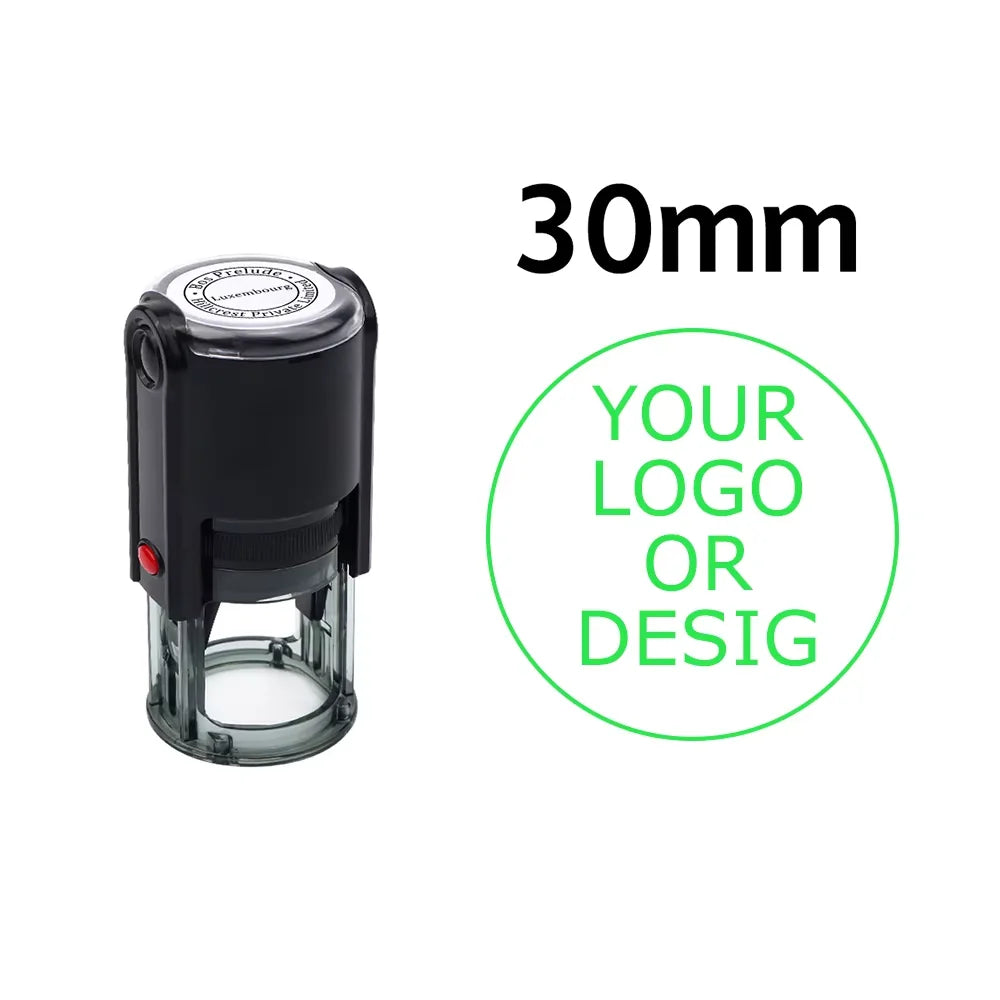 Custom Personalized Self-Inking Stamp - Name, Logo & Signature