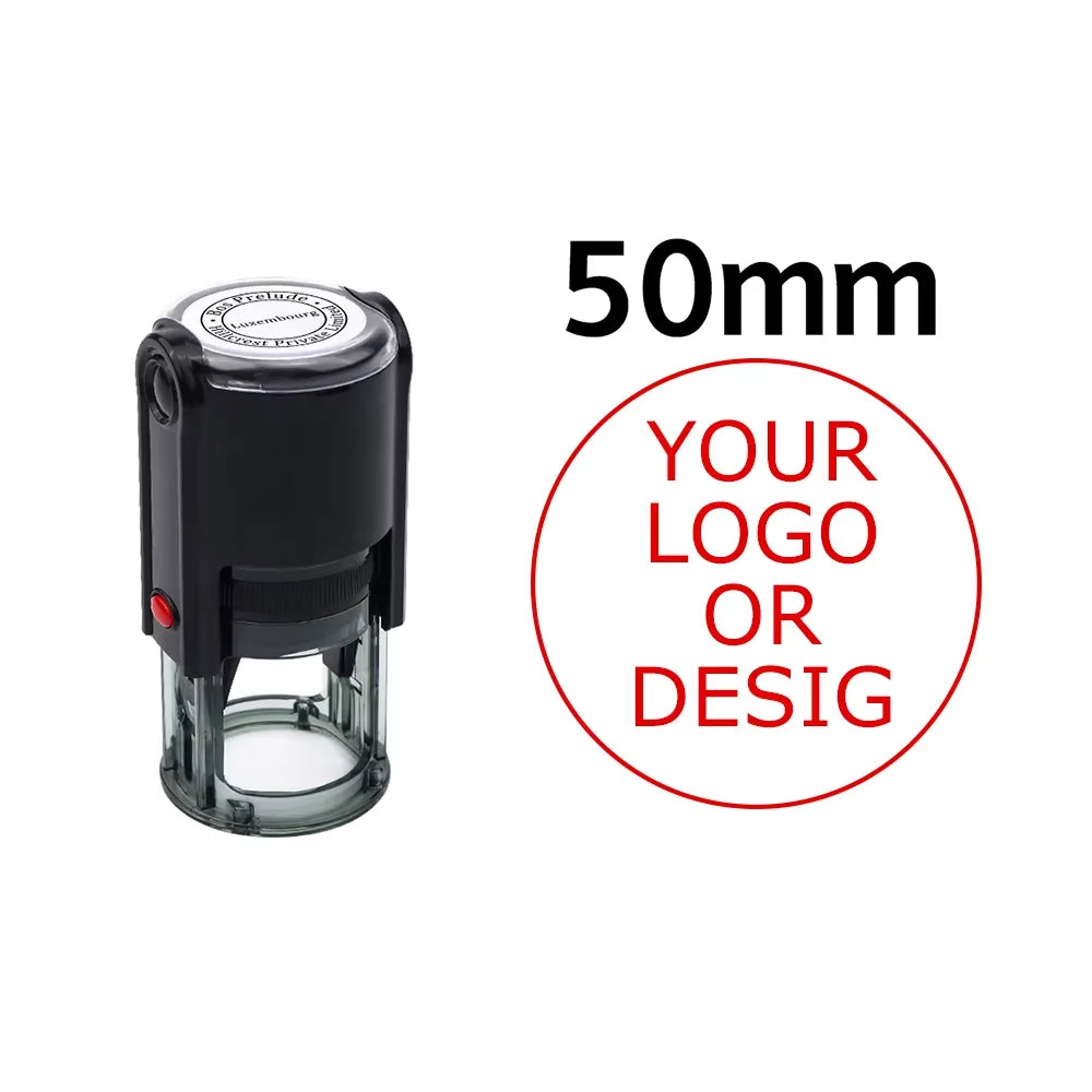 Custom Personalized Self-Inking Stamp - Name, Logo & Signature
