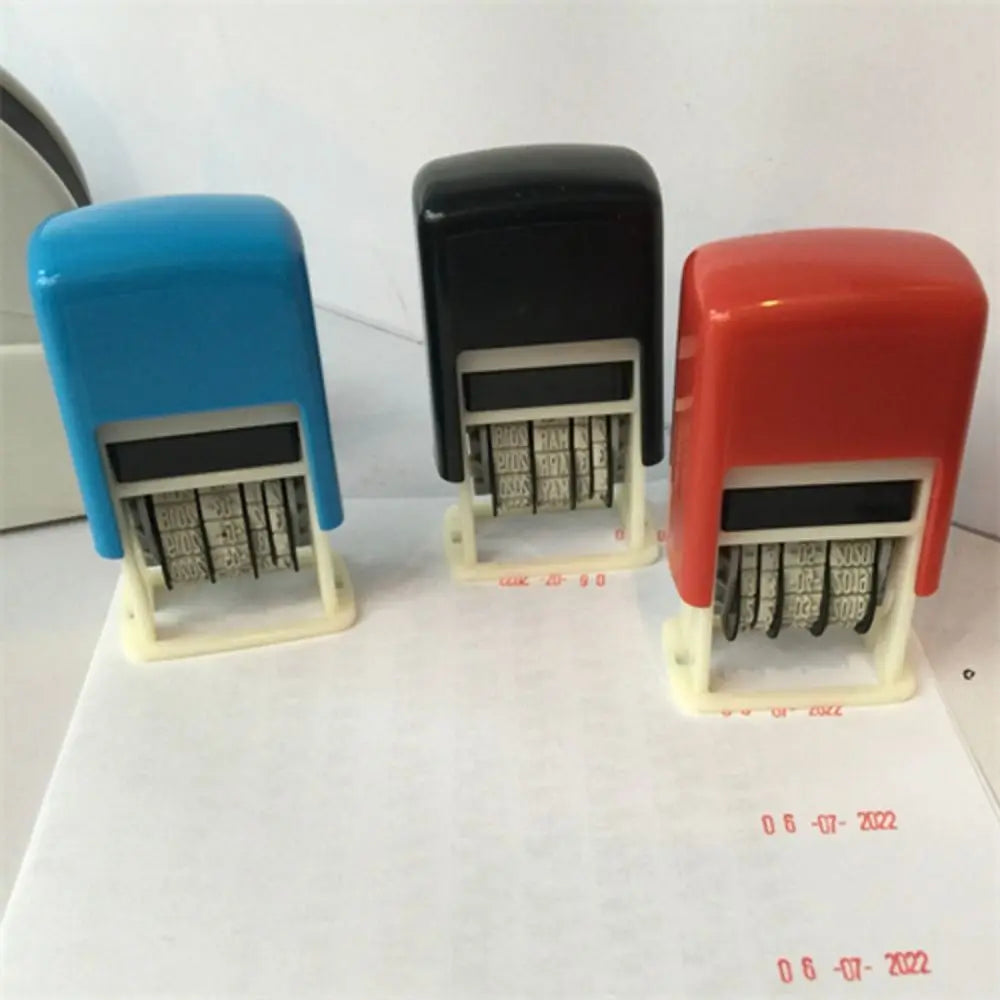 Adjustable Self-Inking Date Stamp - 4mm DIY Wheel Stamp