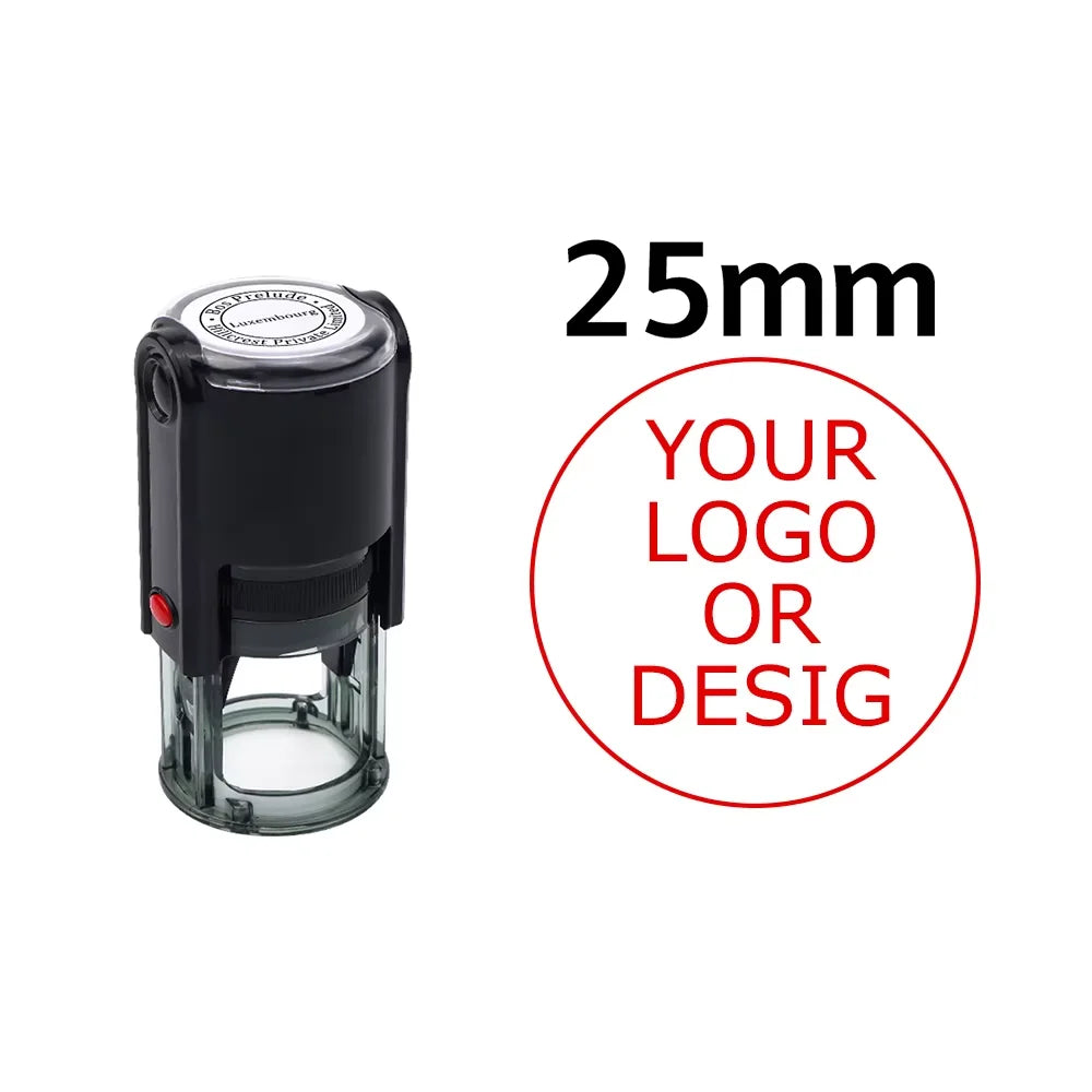 Custom Personalized Self-Inking Stamp - Name, Logo & Signature