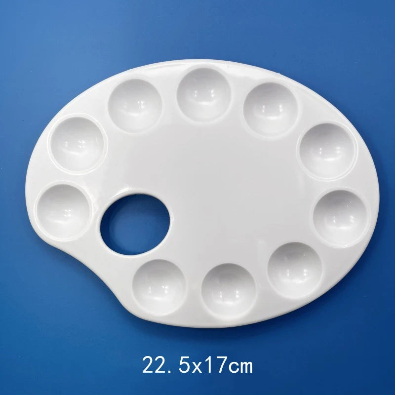 Reusable Plastic Paint Palette - Easy Clean Paint Tray