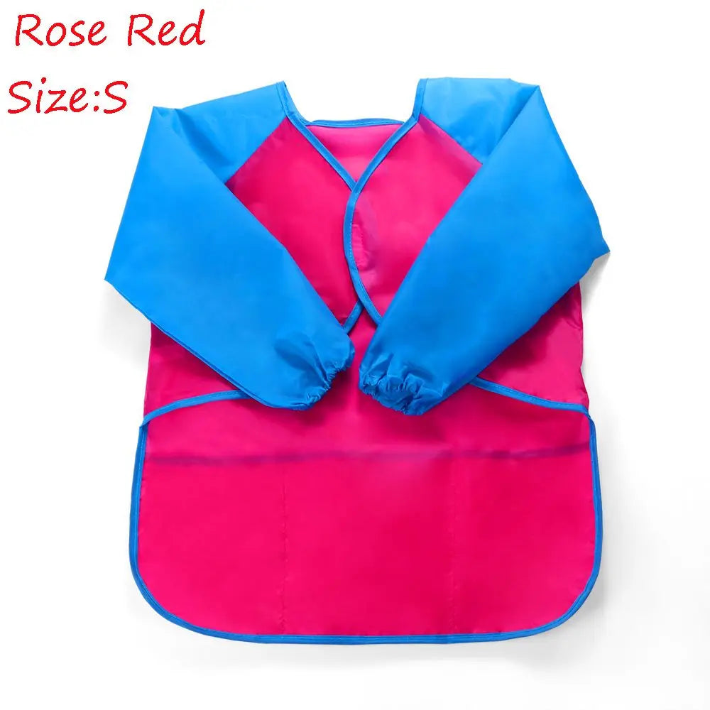 Kids Waterproof Long Sleeve Art Apron - Ages 3-8