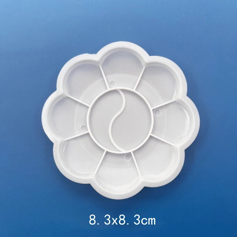 Reusable Plastic Paint Palette - Easy Clean Paint Tray