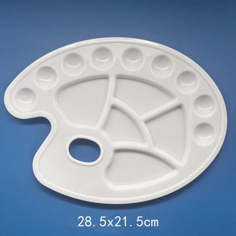 Reusable Plastic Paint Palette - Easy Clean Paint Tray