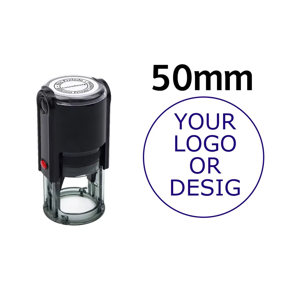 Custom Personalized Self-Inking Stamp - Name, Logo & Signature