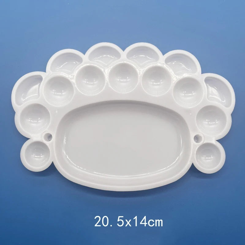 Reusable Plastic Paint Palette - Easy Clean Paint Tray