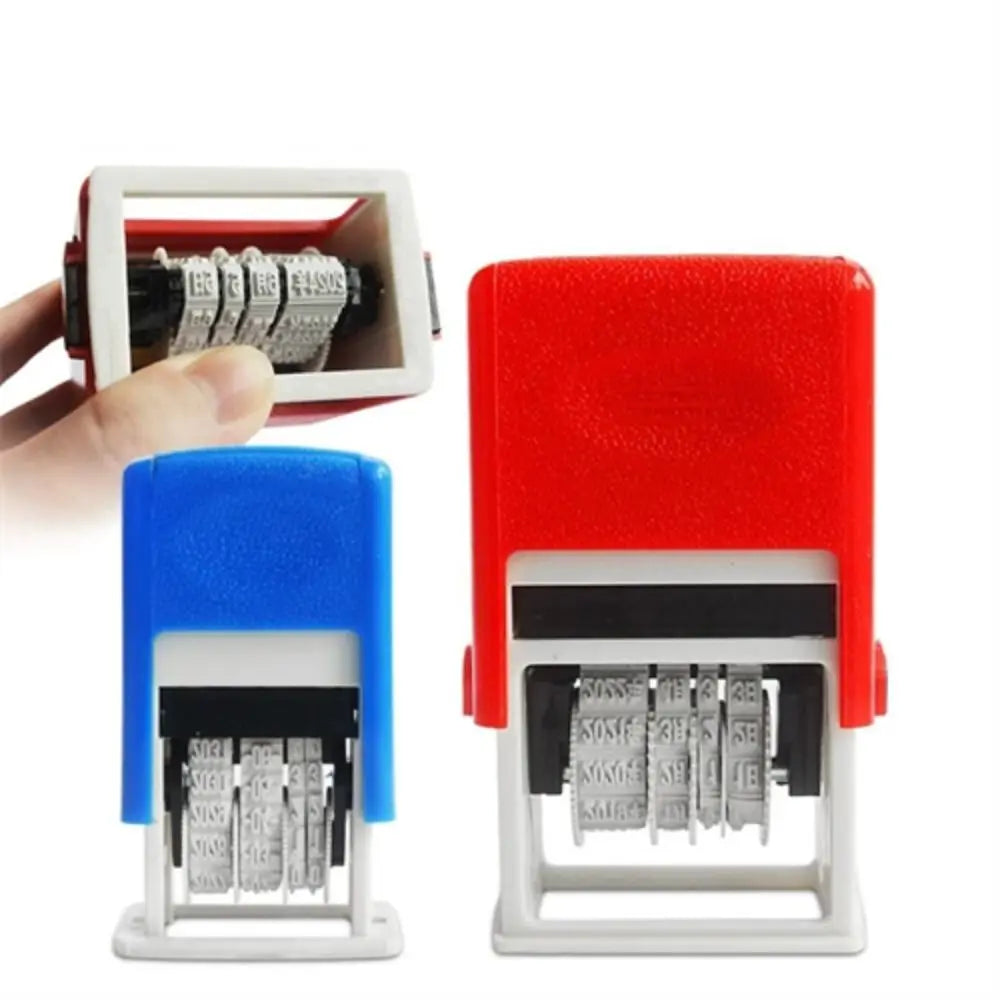 Adjustable Self-Inking Date Stamp - 4mm DIY Wheel Stamp