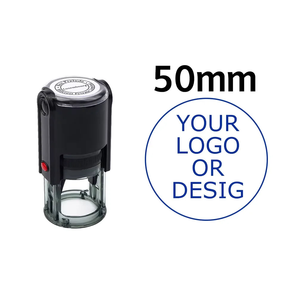 Custom Personalized Self-Inking Stamp - Name, Logo & Signature