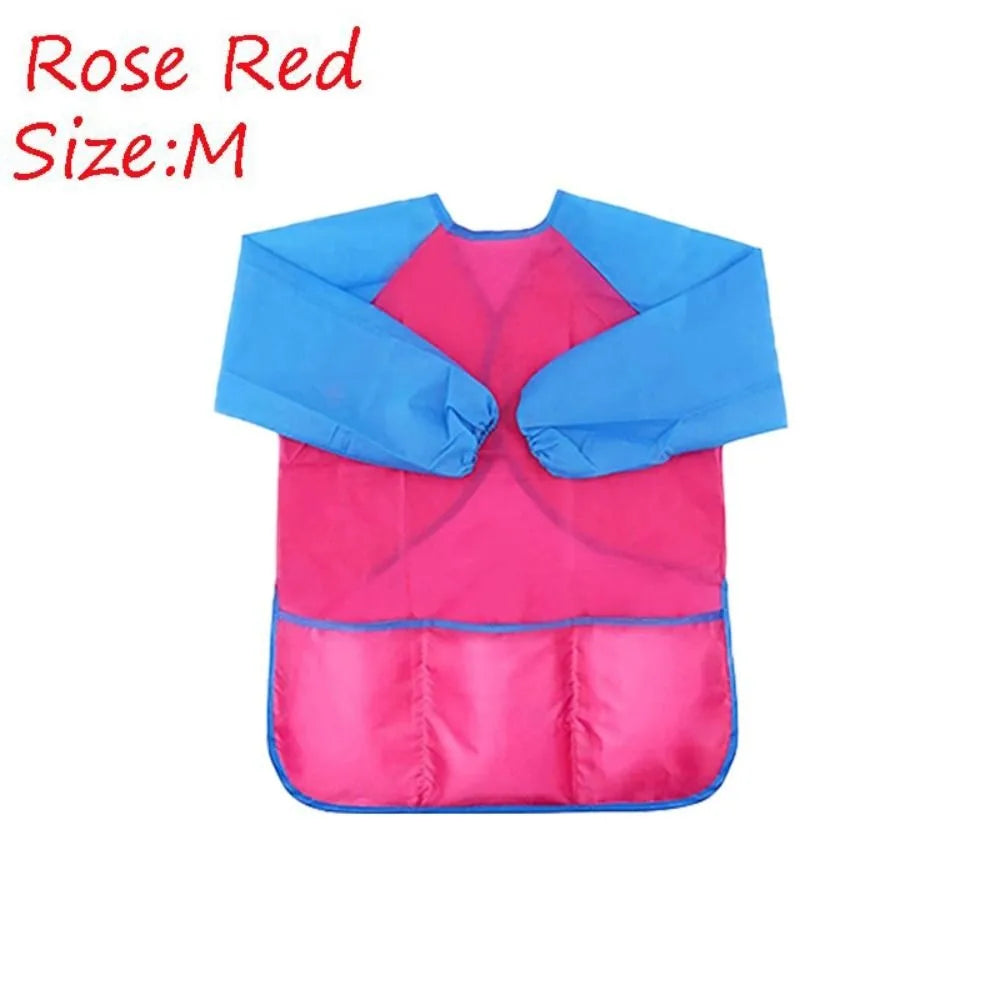 Kids Waterproof Long Sleeve Art Apron - Ages 3-8