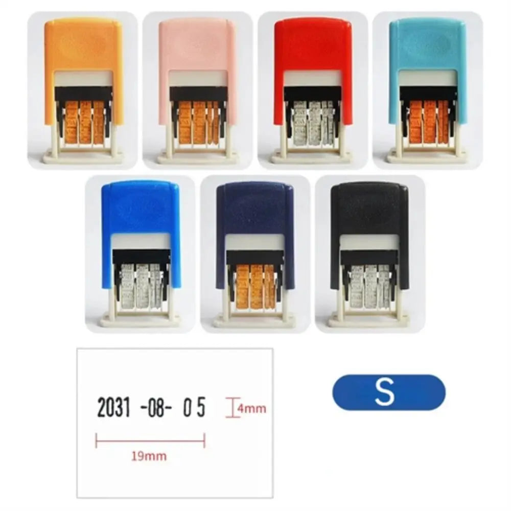 Adjustable Self-Inking Date Stamp - 4mm DIY Wheel Stamp