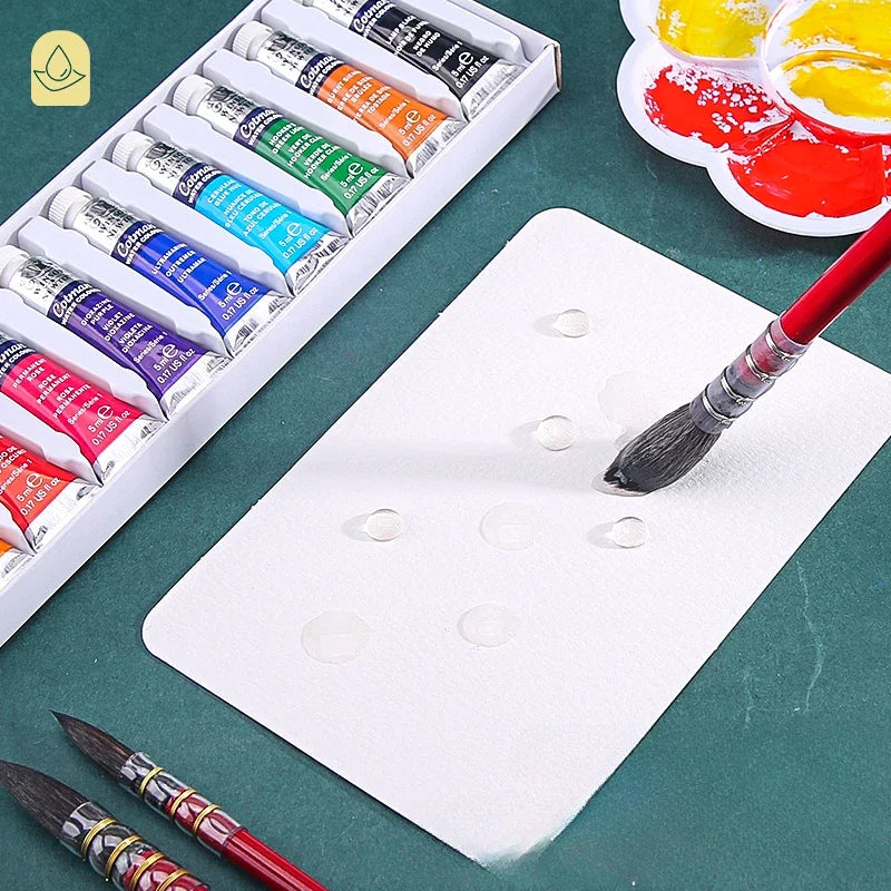 Cotton Watercolor Paper Postcard Set - 300g Travel Sketchbook