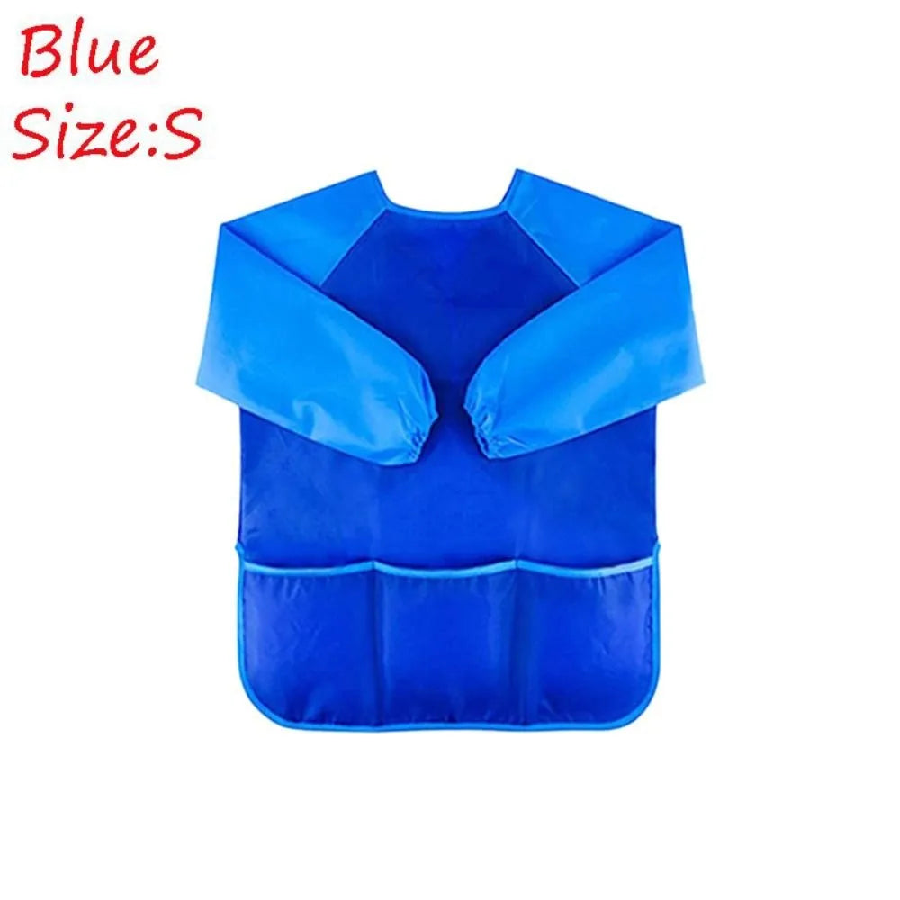 Kids Waterproof Long Sleeve Art Apron - Ages 3-8