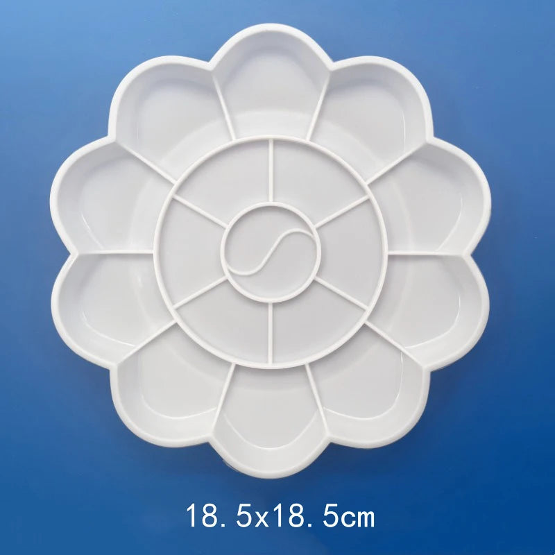 Reusable Plastic Paint Palette - Easy Clean Paint Tray