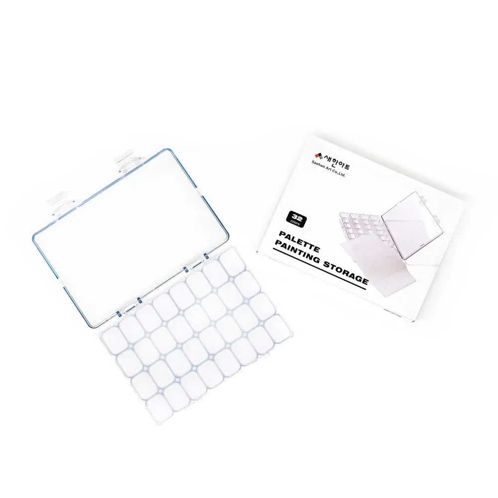 ArtSecret 32-Well Airtight Paint Storage Palette - Stay Wet System