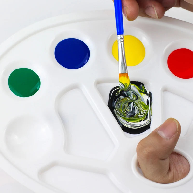 Reusable Plastic Paint Palette - Easy Clean Paint Tray