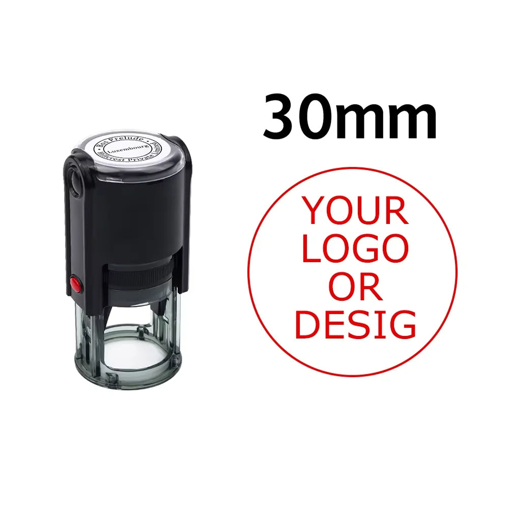 Custom Personalized Self-Inking Stamp - Name, Logo & Signature