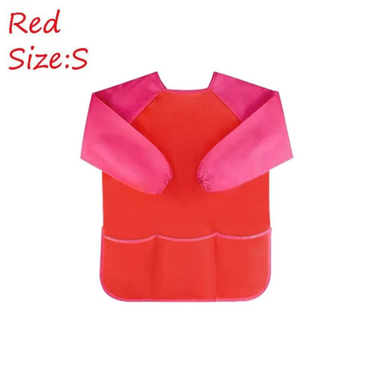 Kids Waterproof Long Sleeve Art Apron - Ages 3-8