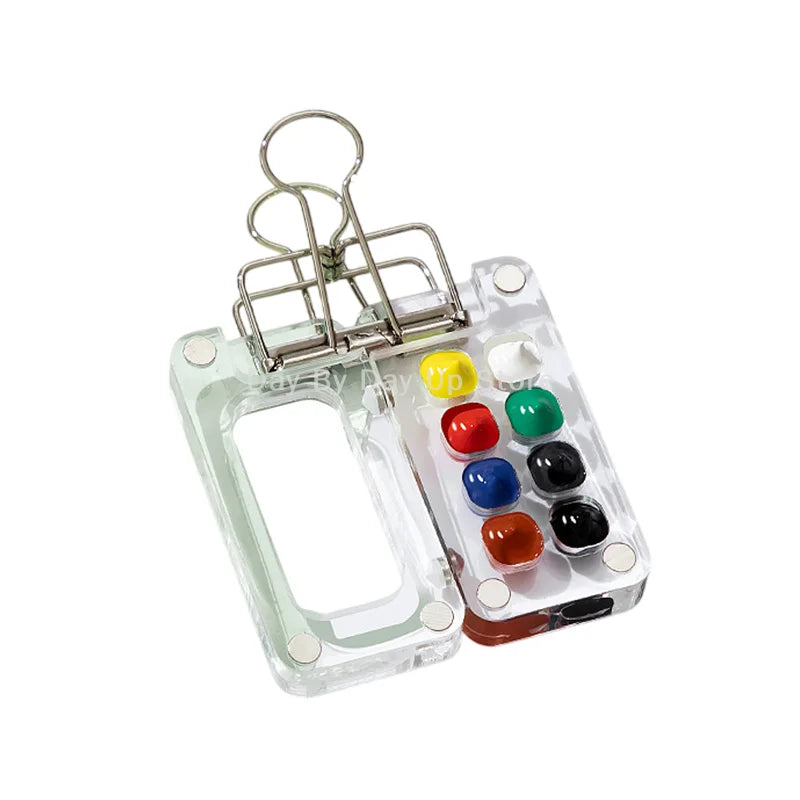 Mini Pocket Watercolor Palette - Travel Paint Set for Artists