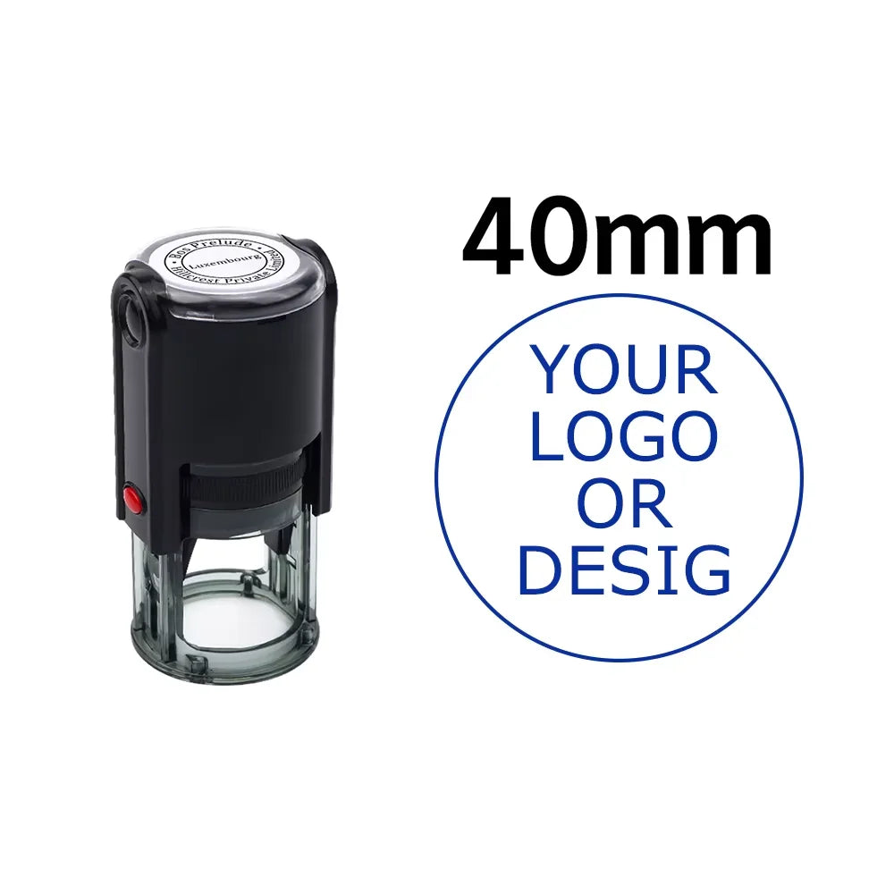 Custom Personalized Self-Inking Stamp - Name, Logo & Signature