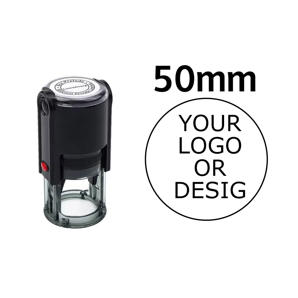 Custom Personalized Self-Inking Stamp - Name, Logo & Signature