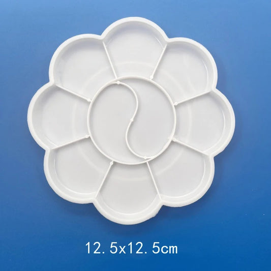 Reusable Plastic Paint Palette - Easy Clean Paint Tray