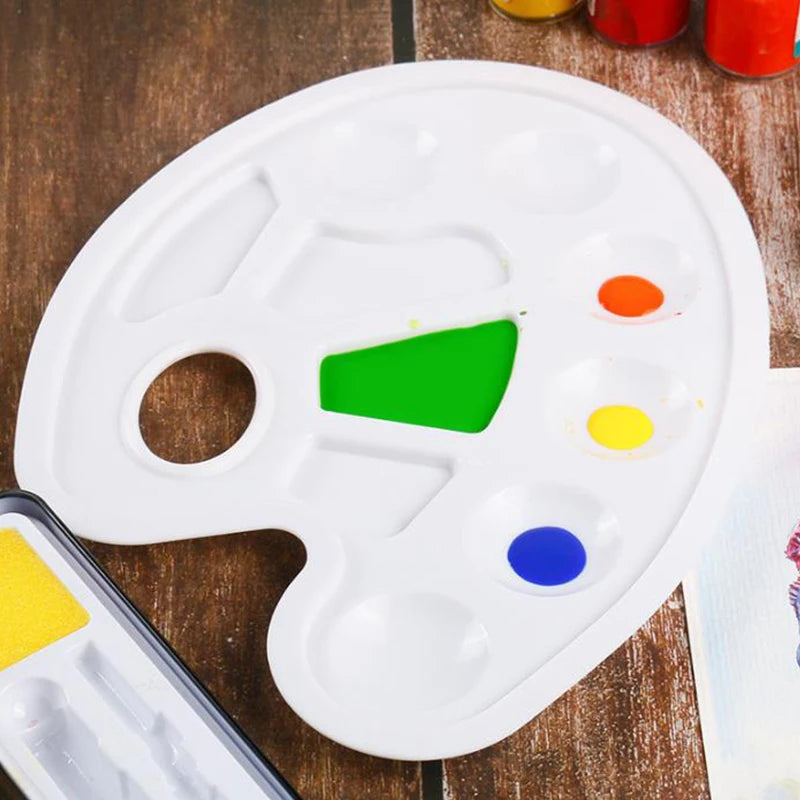 Reusable Plastic Paint Palette - Easy Clean Paint Tray