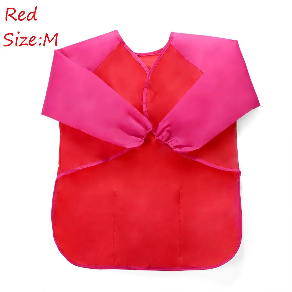 Kids Waterproof Long Sleeve Art Apron - Ages 3-8