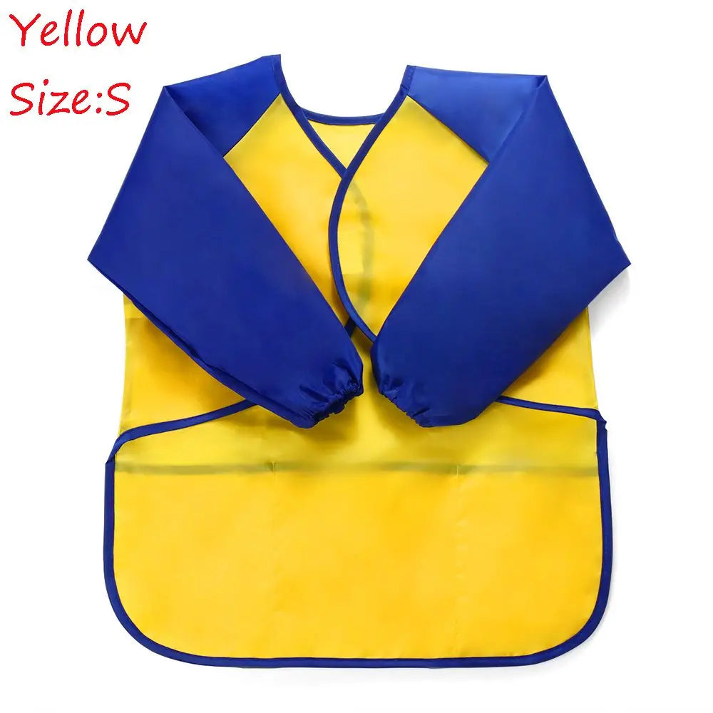 Kids Waterproof Long Sleeve Art Apron - Ages 3-8