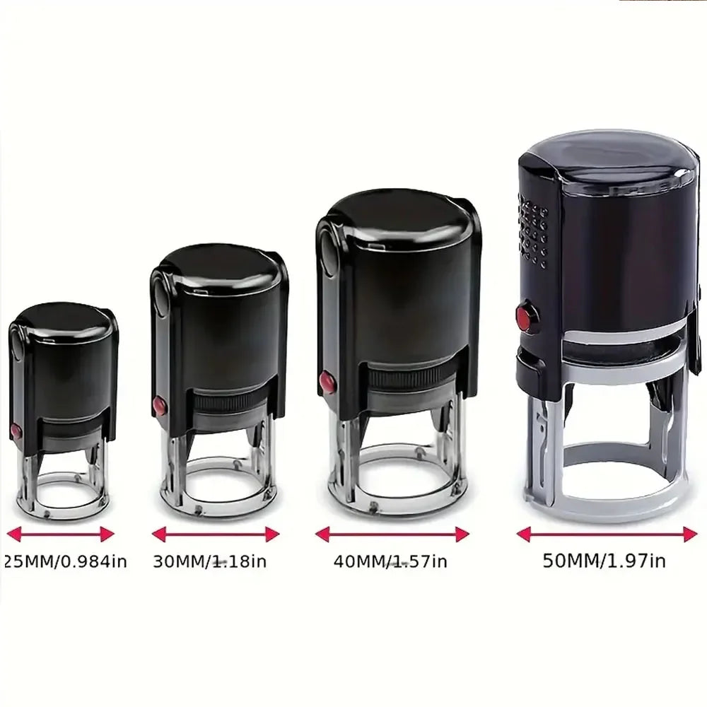 Custom Personalized Self-Inking Stamp - Name, Logo & Signature