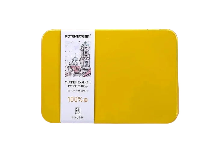 Cotton Watercolor Paper Postcard Set - 300g Travel Sketchbook