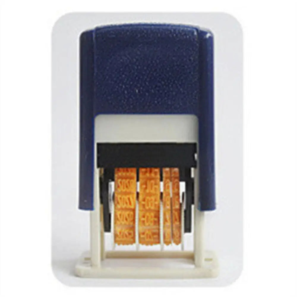 Adjustable Self-Inking Date Stamp - 4mm DIY Wheel Stamp