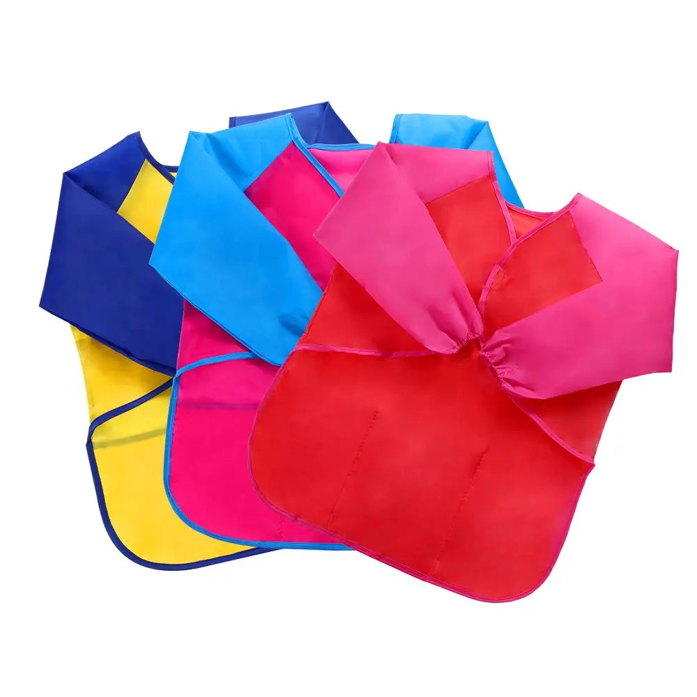 Kids Waterproof Long Sleeve Art Apron - Ages 3-8