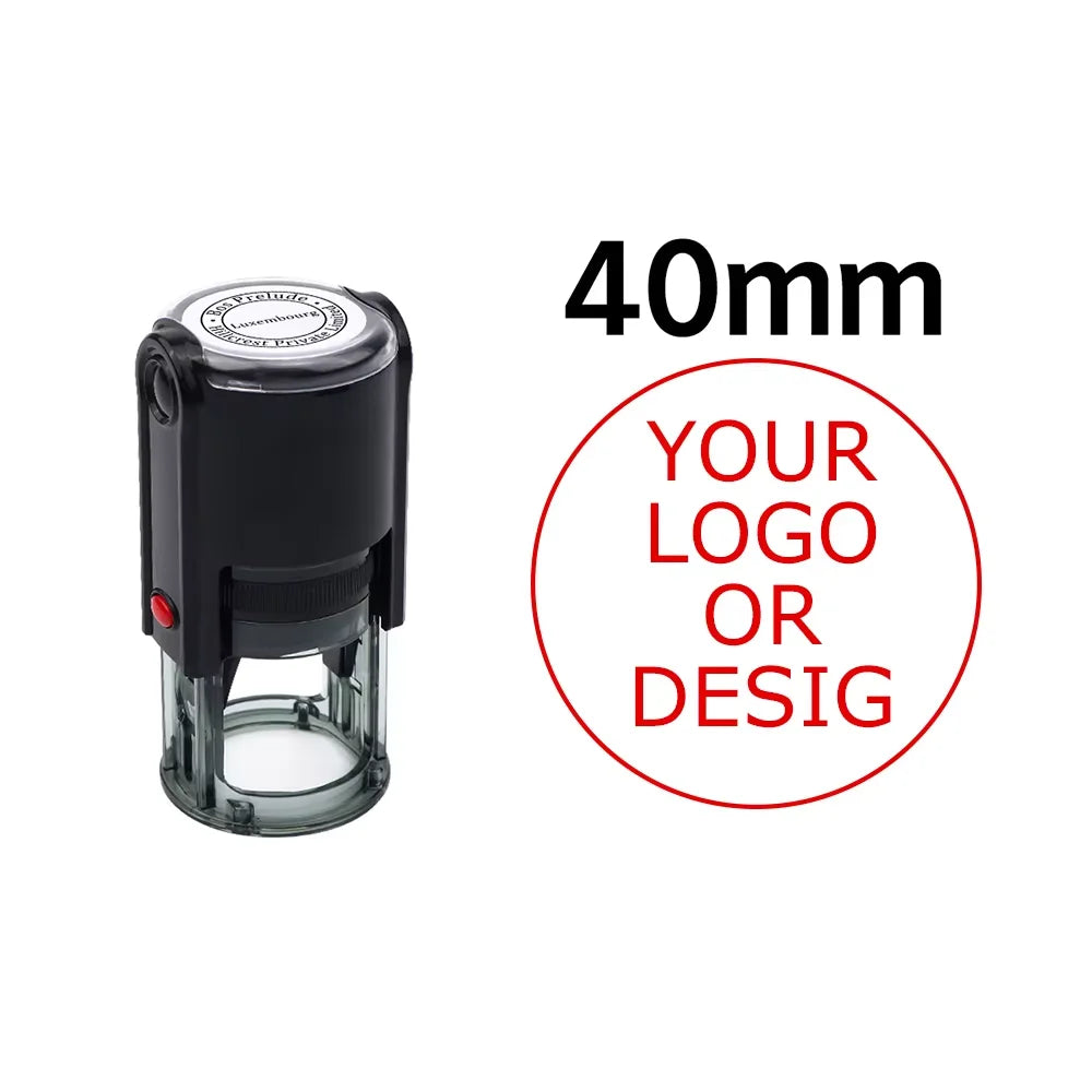 Custom Personalized Self-Inking Stamp - Name, Logo & Signature