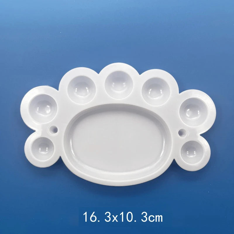 Reusable Plastic Paint Palette - Easy Clean Paint Tray